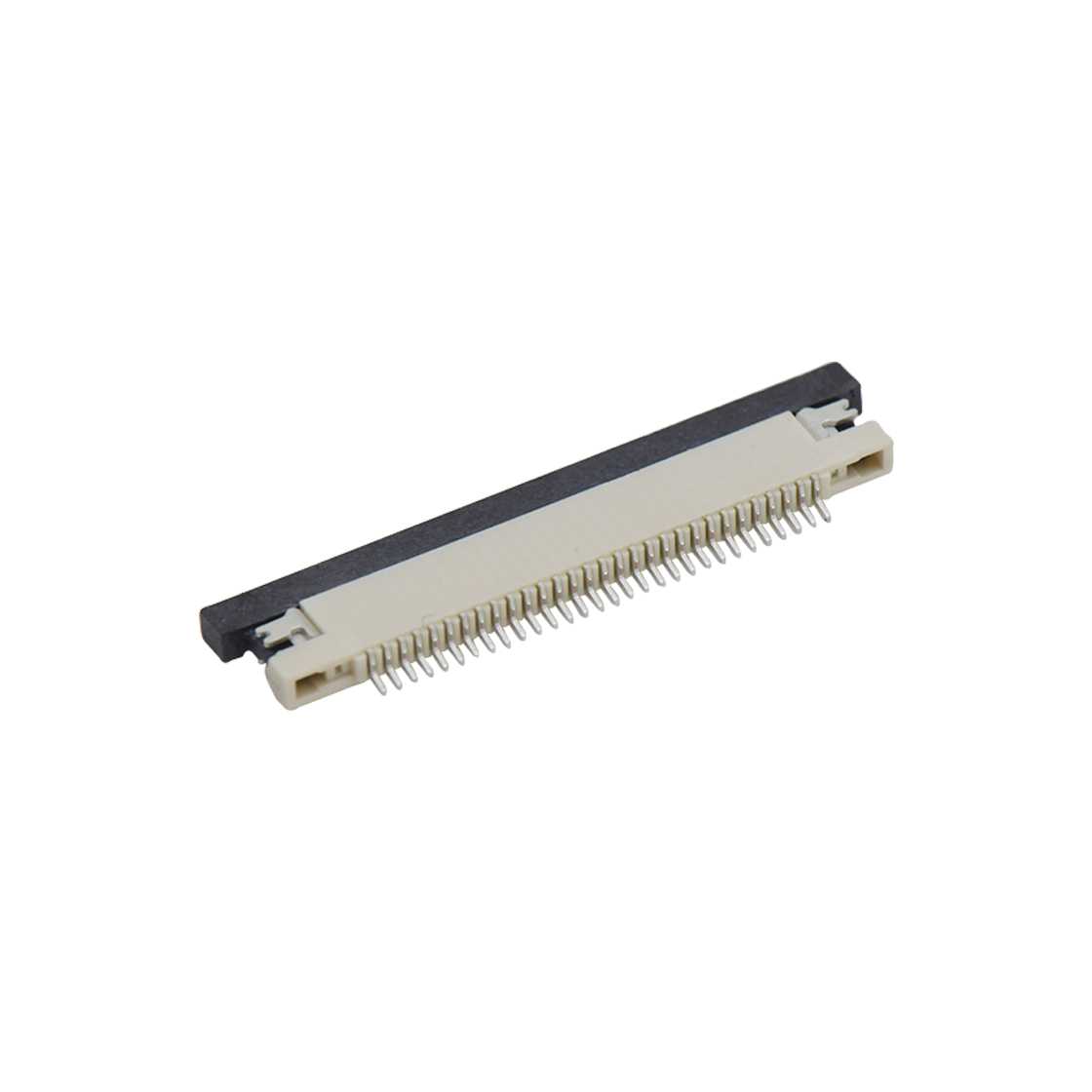 F0503 FPC FFC连接器Pitch 0.50mm H1.2mm卧贴抽屉式下接 FPC 30Pin本色 镀雾锡